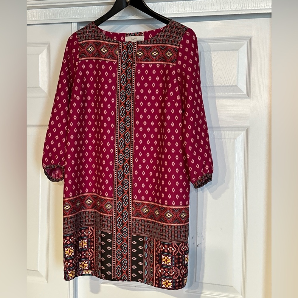 Loft dress MP boho colorful 3/4 sleeve dresss